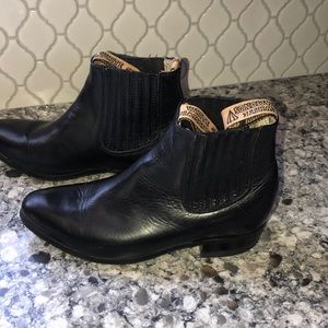 White diamond handcrafted booties w/ rubber sole